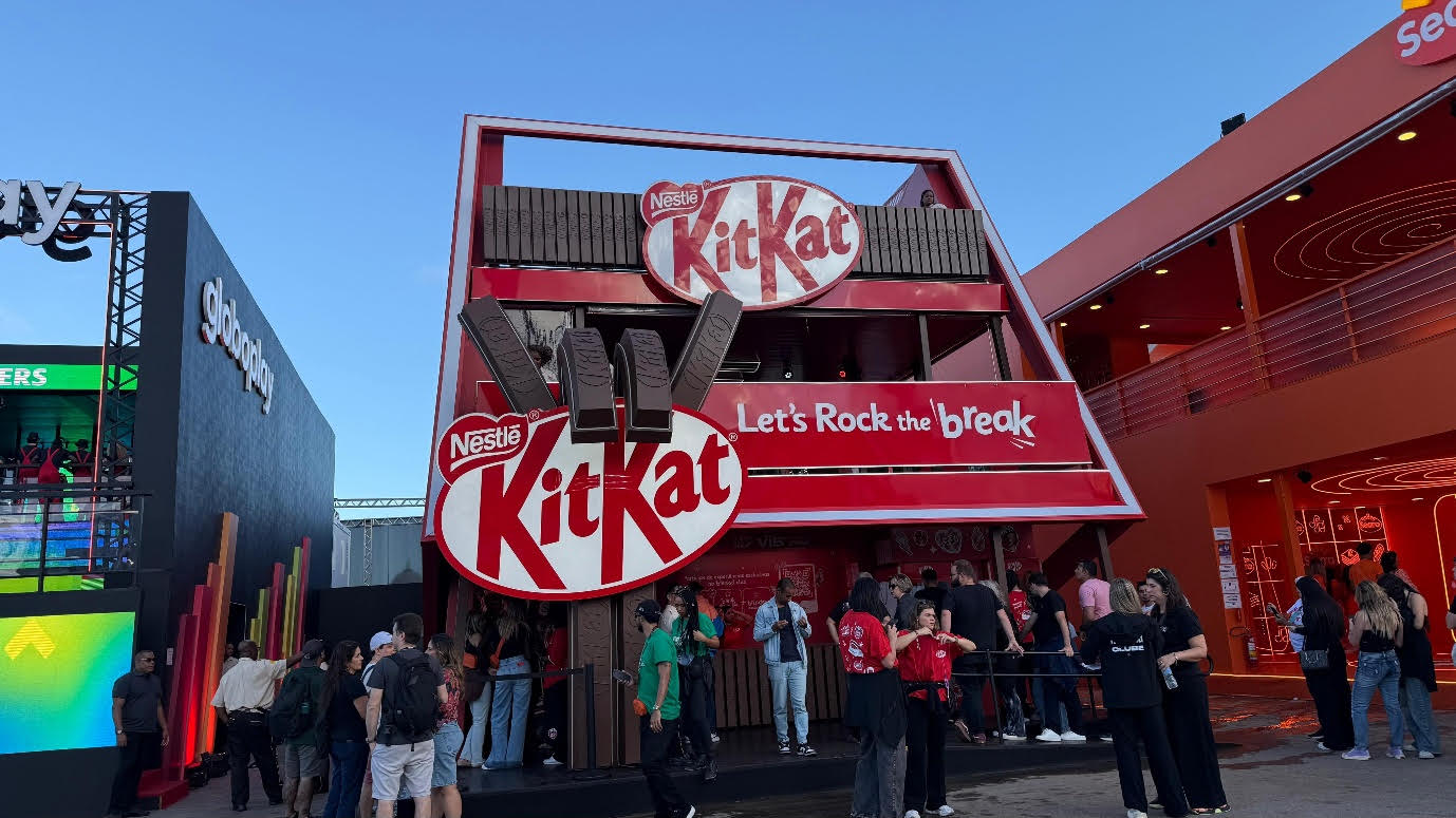 KitKat® abre estande com vista VIP no Rock in Rio